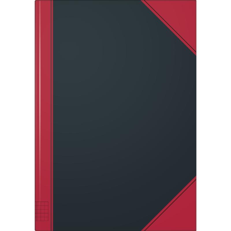 K&E Notizbuch A4 Chinabuch 96 Blatt kariert schwarz