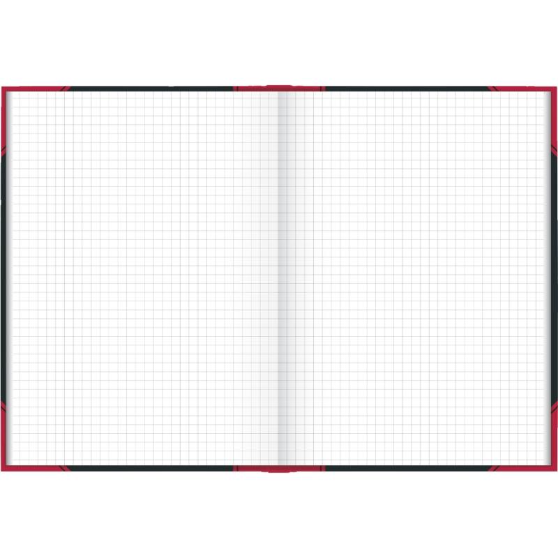 K&E Notizbuch A5 Chinabuch 96 Blatt kariert schwarz