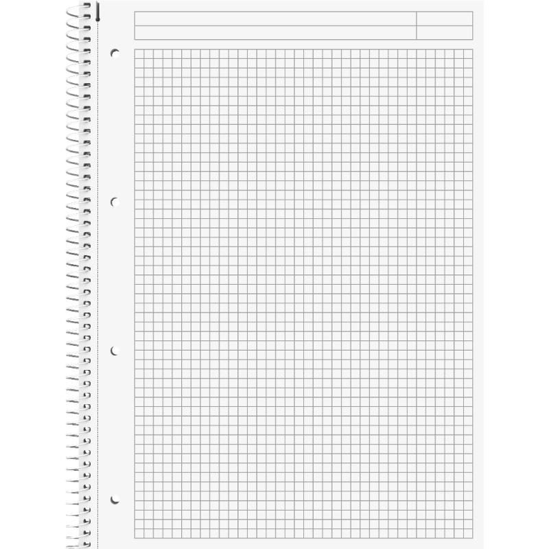 Brunnen Collegeblock A4 Student Premium 80 Blatt kariert Protokoll