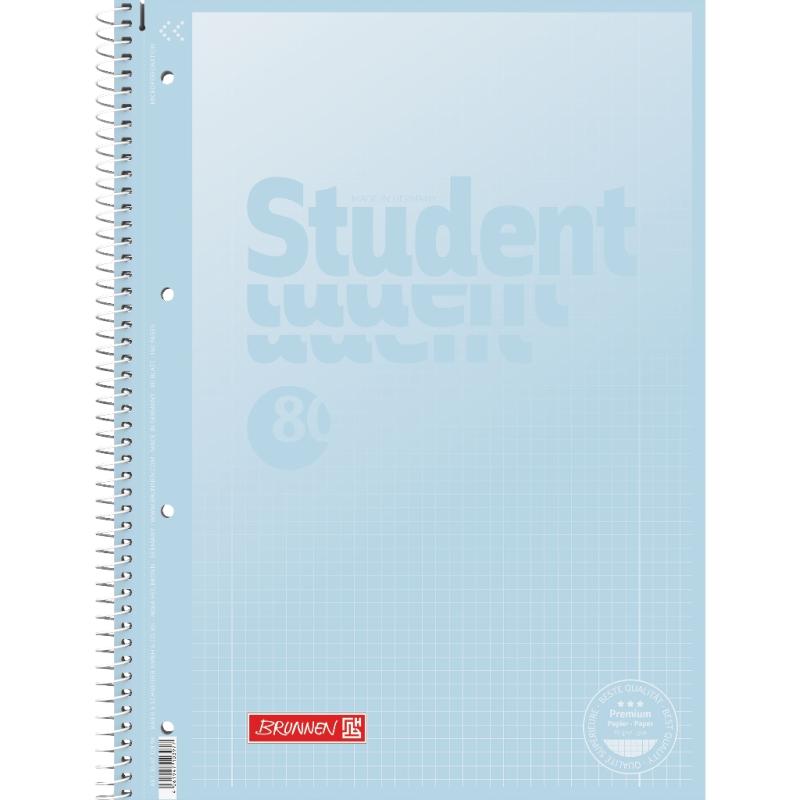 Brunnen Collegeblock A4 Student Premium 80 Blatt Lineatur 28 Pastell II