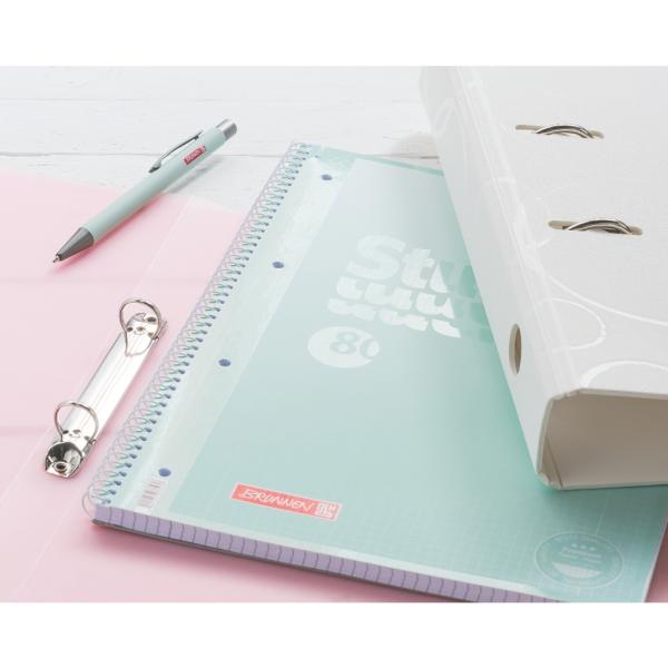 Brunnen Collegeblock A4 Student Premium 80 Blatt Lineatur 28 Pastell I