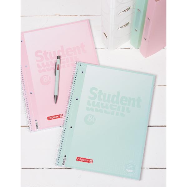 Brunnen Collegeblock A4 Student Premium 80 Blatt Lineatur 28 Pastell I