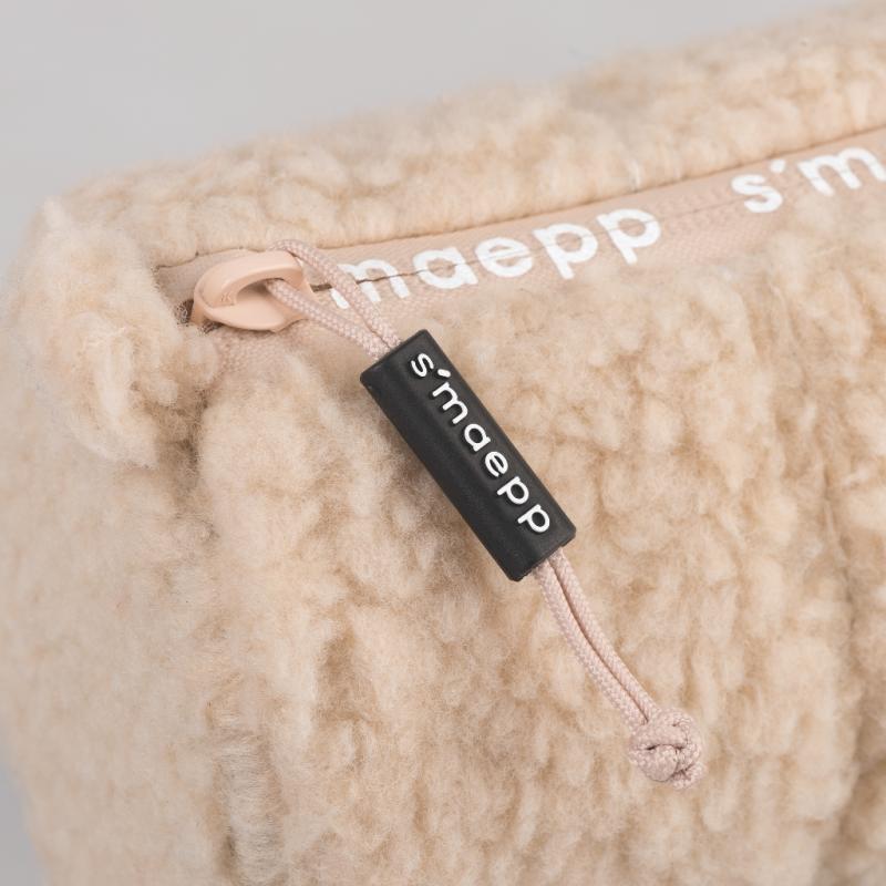 Brunnen Schlampermäppchen s'maepp M Plüsch beige