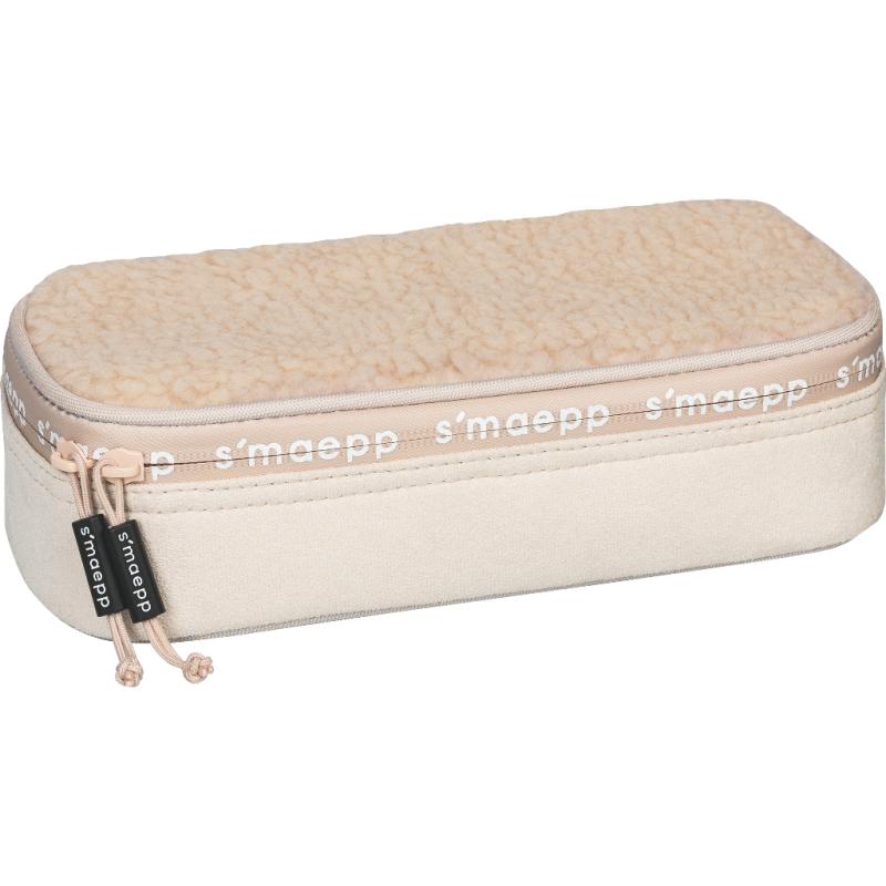 Brunnen Schlampermäppchen s'maepp XL plüsch beige