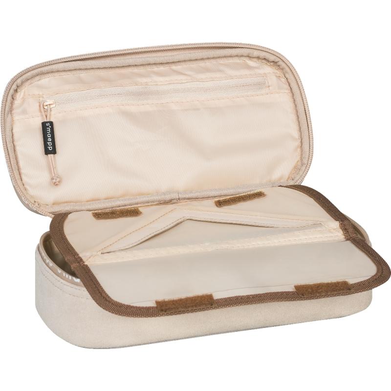 Brunnen Schlampermäppchen s'maepp XL plüsch beige