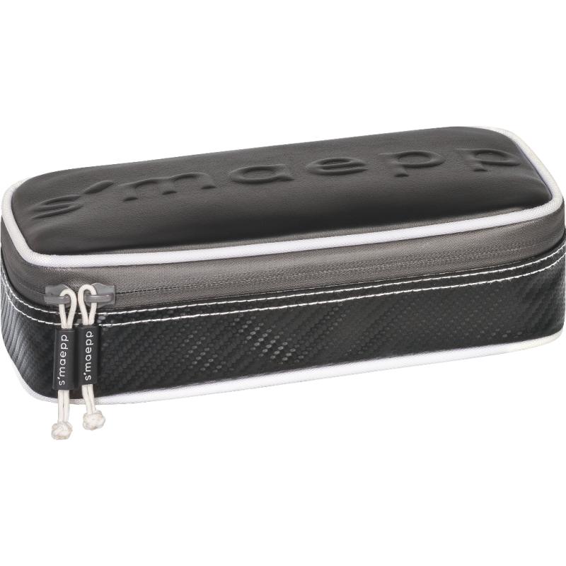 Brunnen Schlampermäppchen s'maepp XL carbon schwarz/silber