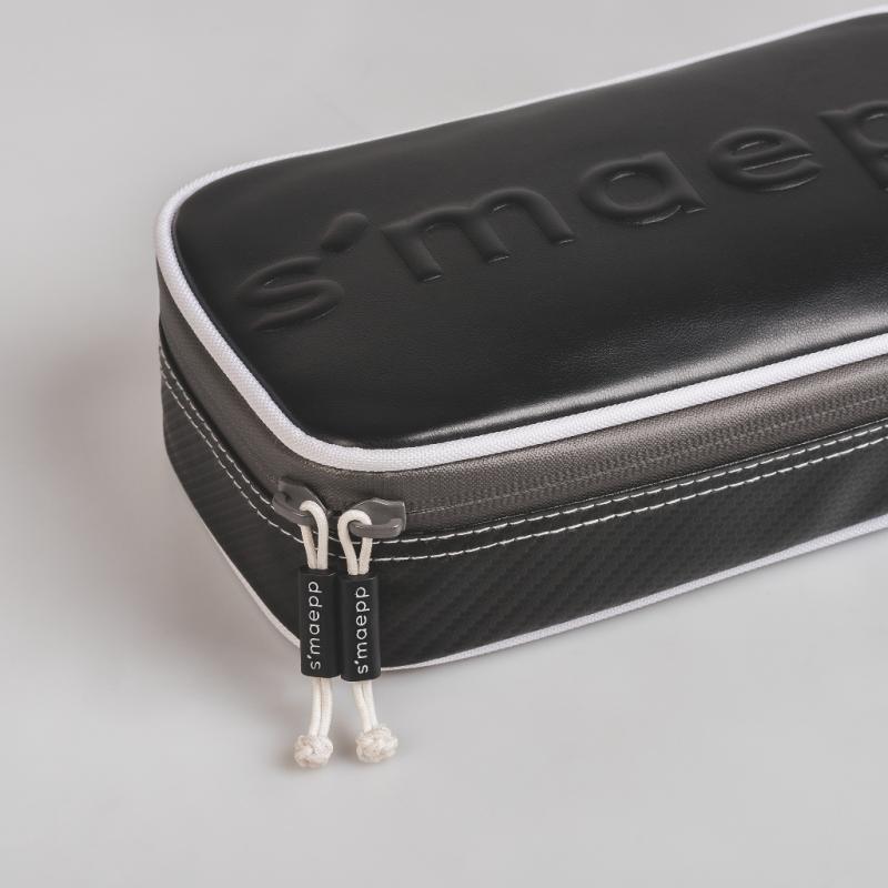 Brunnen Schlampermäppchen s'maepp XL carbon schwarz/silber