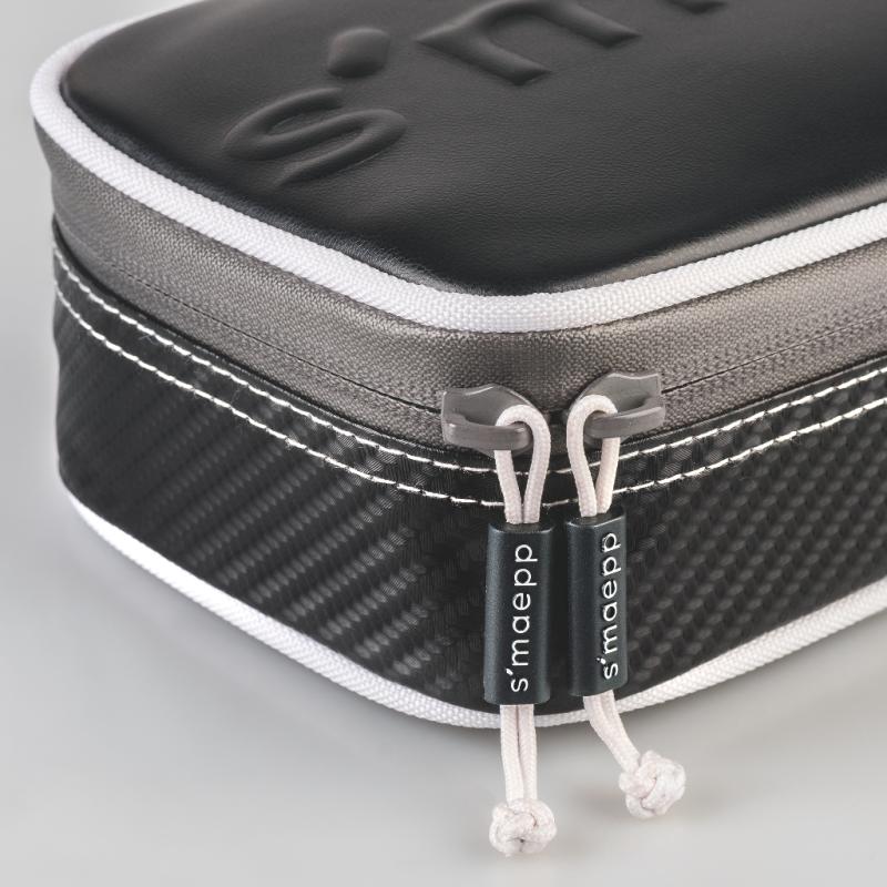 Brunnen Schlampermäppchen s'maepp XL carbon schwarz/silber