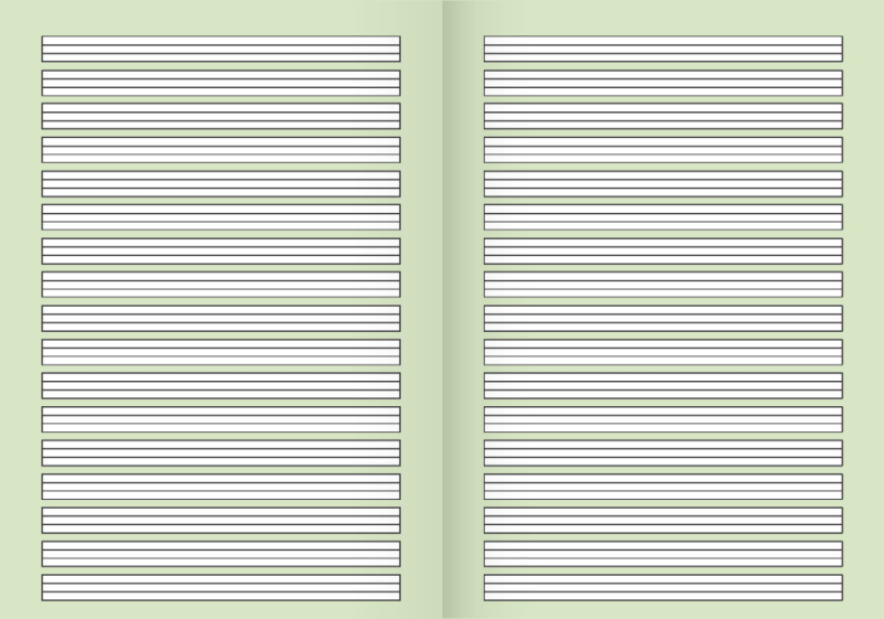 Brunnen Schulheft 16 Blatt Standard A4 Lineatur 2