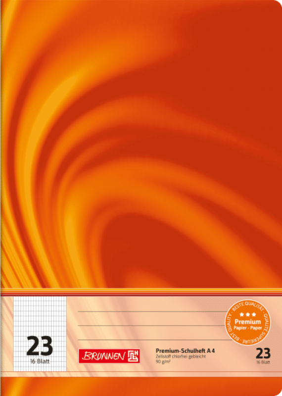 Brunnen Premium Schulheft 16 Blatt Vivendi A4 Lineatur 23