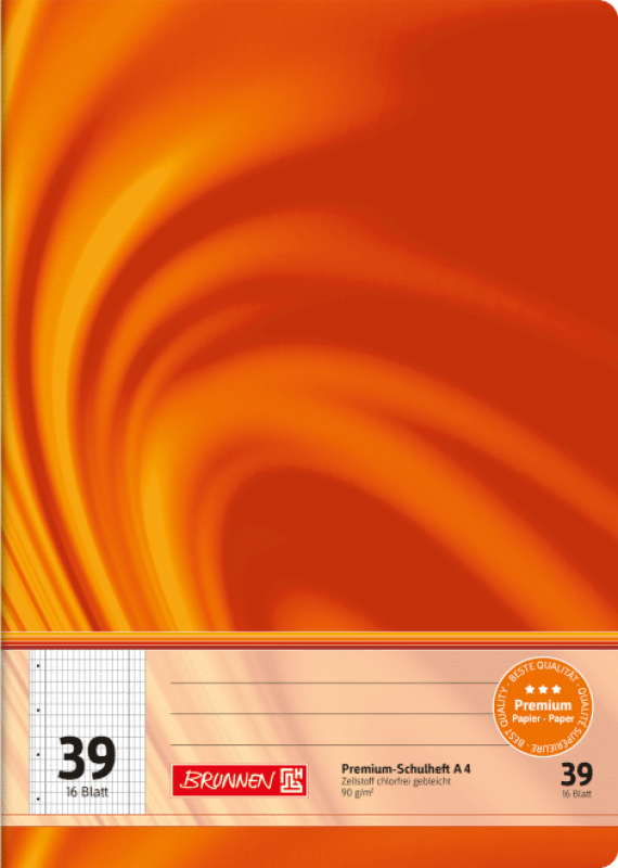 Brunnen Premium Schulheft 16 Blatt Vivendi A4 Lineatur 39