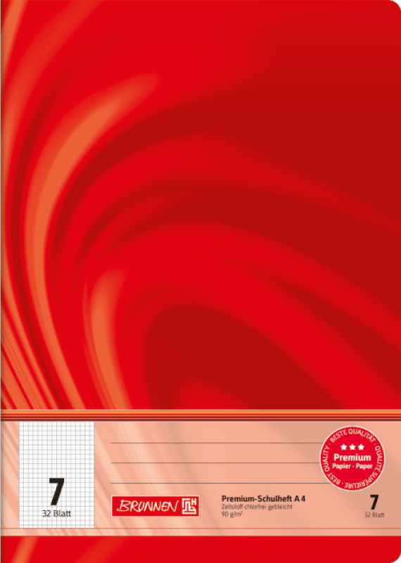 Brunnen Premium Schulheft 32 Blatt Vivendi A4 Lineatur 7