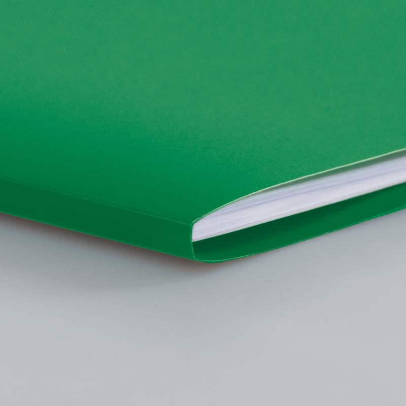 Brunnen Premium Hefthülle A4 FACT!pp mit Namensschild grün