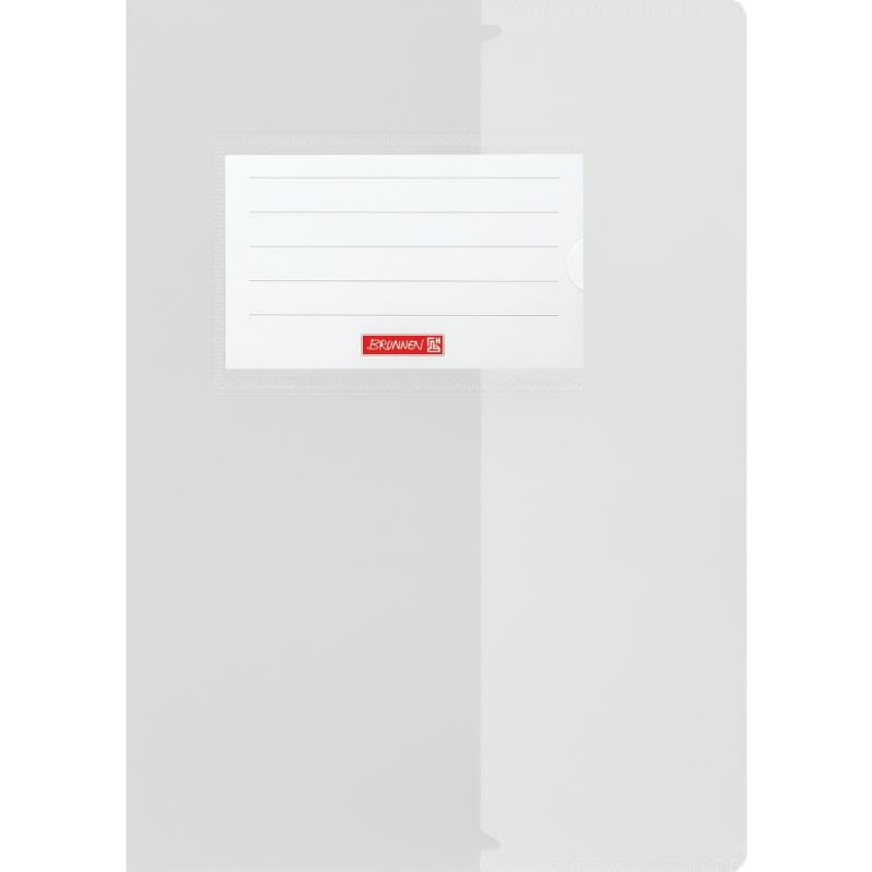 Brunnen Premium Hefthülle A5 FACT!pp mit Namensschild transparent