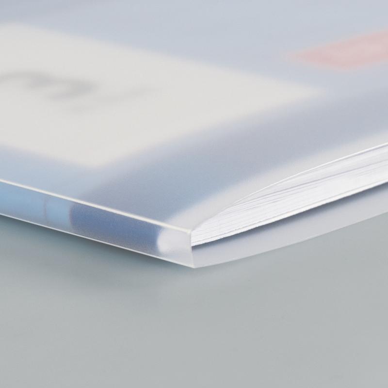 Brunnen Premium Hefthülle A5 FACT!pp mit Namensschild transparent