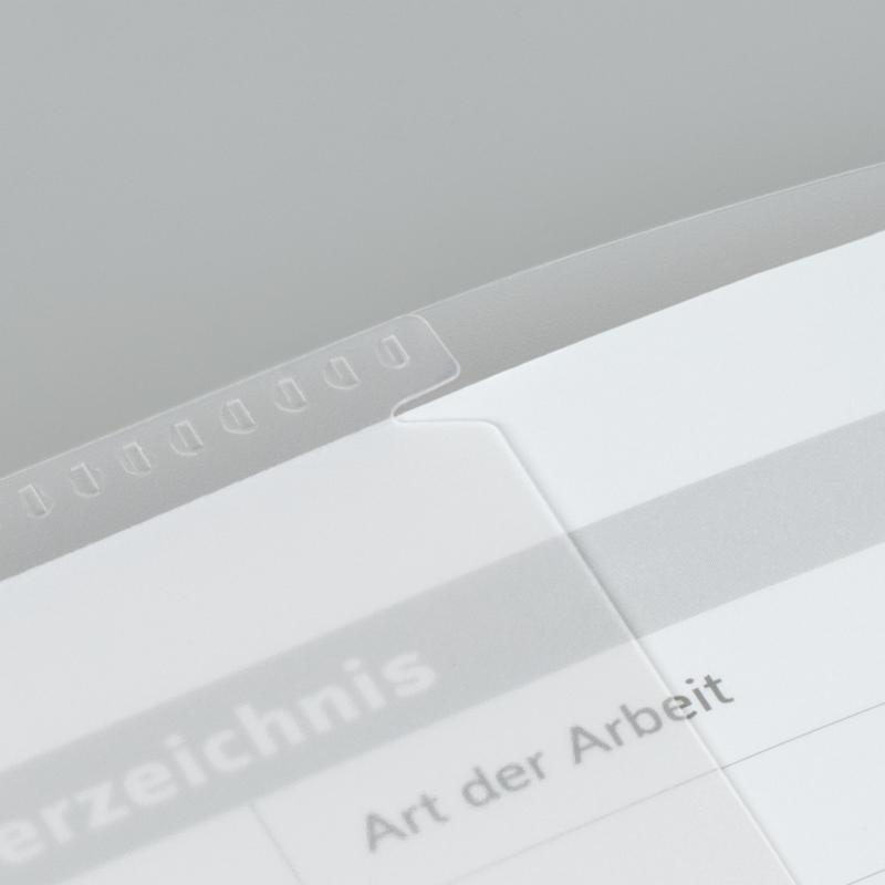 Brunnen Premium Hefthülle A5 FACT!pp mit Namensschild transparent