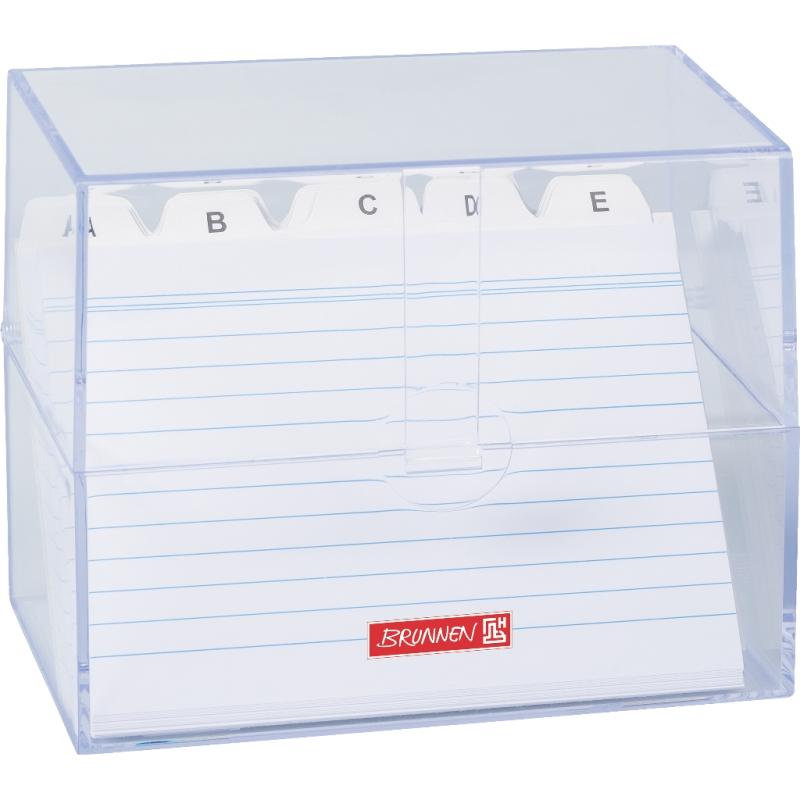 Brunnen Karteikasten für A6 transparent