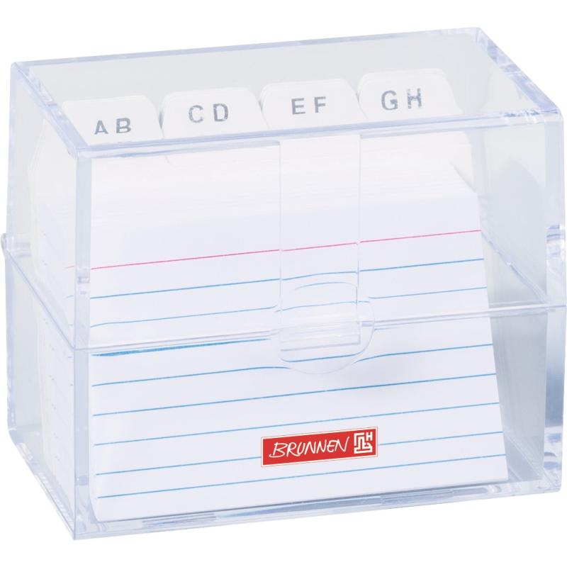 Brunnen Karteikasten für A8 transparent