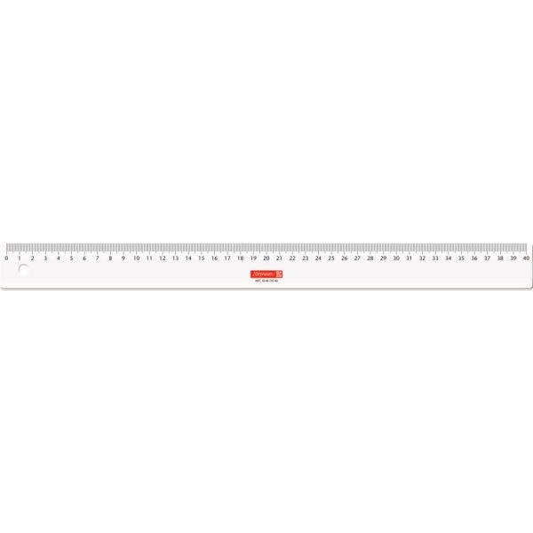 Brunnen Lineal 40cm glasklar