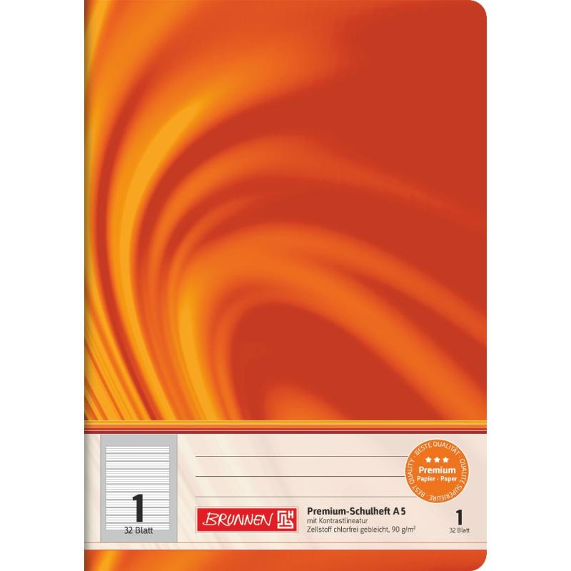 Brunnen Premium Schulheft 32 Blatt Vivendi A5 Lineatur 1