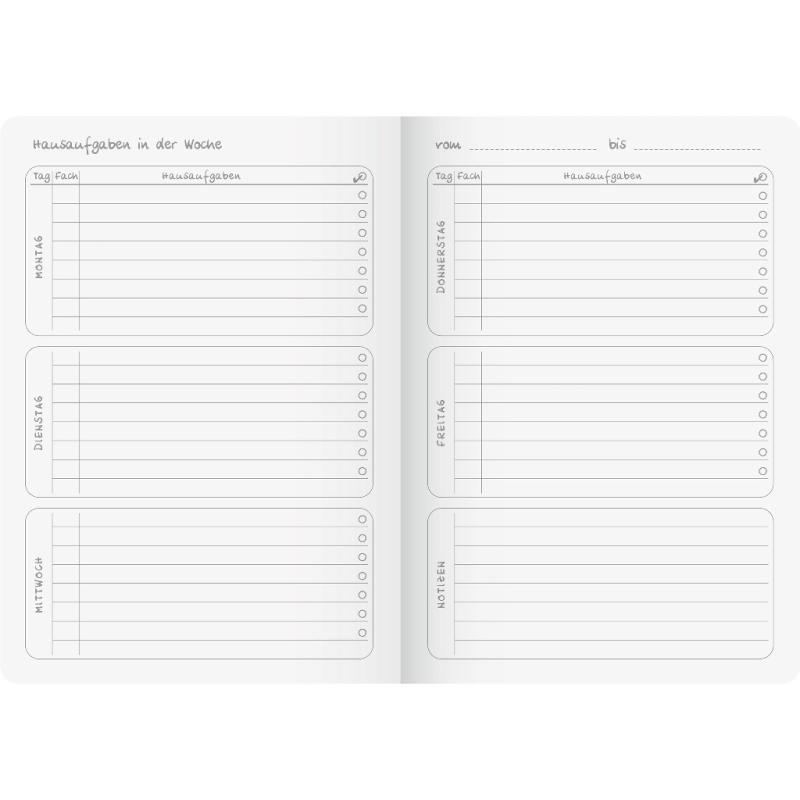 Brunnen Premium Aufgabenheft 48 Blatt Vivendi A5