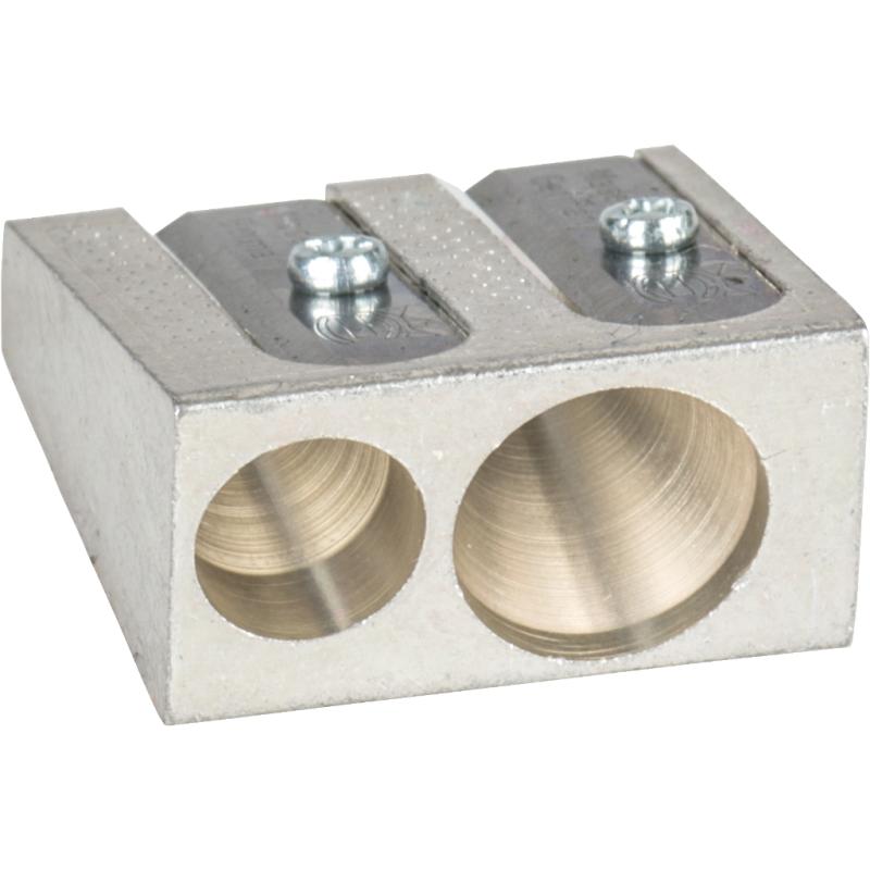Brunnen Doppelspitzer Metall silber