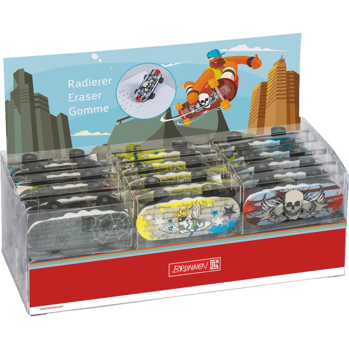 Brunnen Fun-Collection Radiergummi Skateboard