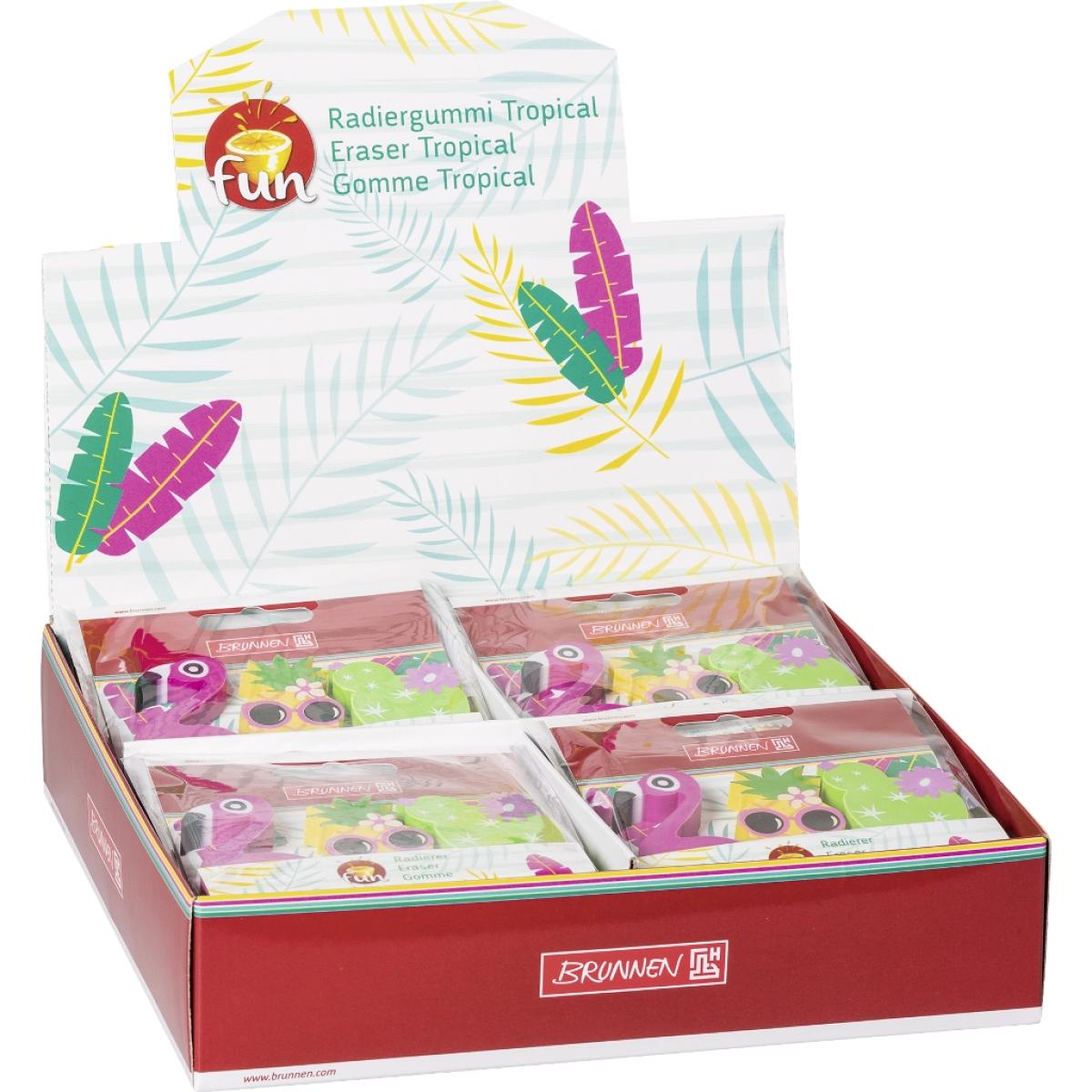 Brunnen Fun-Collection Radiergummi Tropical