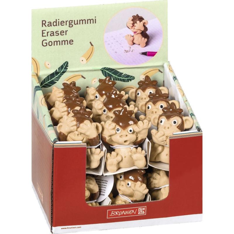 Brunnen Radiergummi lustige Affen 3D