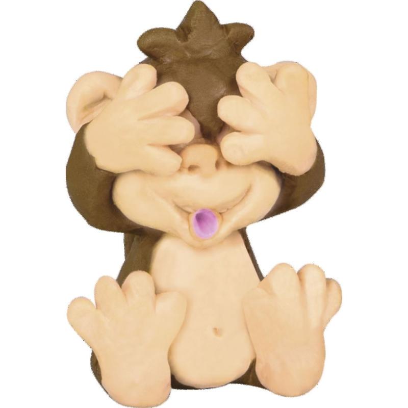 Brunnen Radiergummi lustige Affen 3D