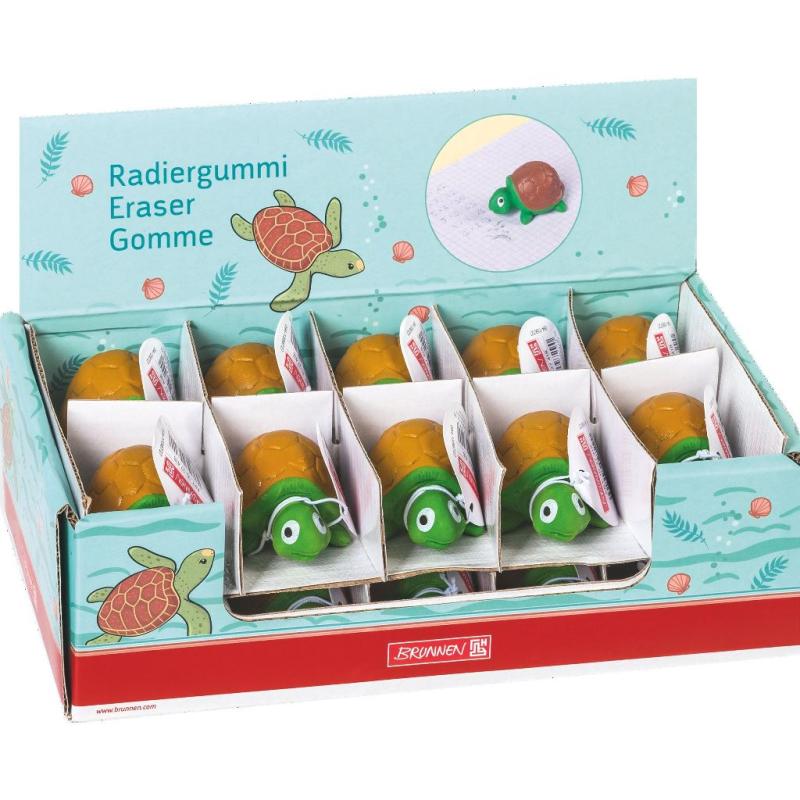 Brunnen Fun-Collection Radiergummi Turtle Chilli 3D