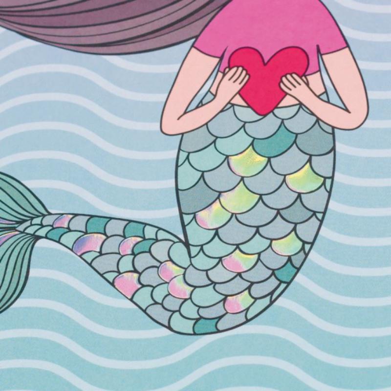 Brunnen Hausaufgabenheft pfiffig A5 Fantasy Little Mermaid