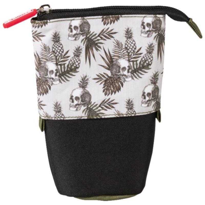 Brunnen Etui und Stiftköcher Skull