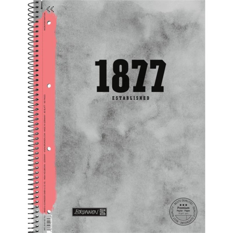 Brunnen Collegeblock Premium 80 Blatt Lineatur 27 neon