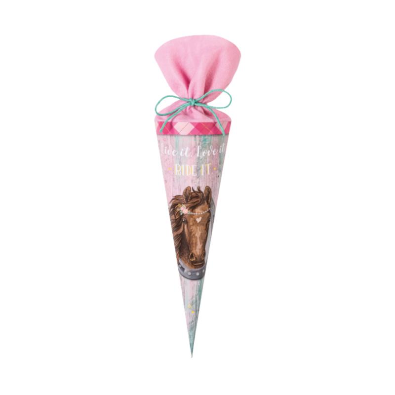 Brunnen Schultüte 35 x 11 cm Ponylove