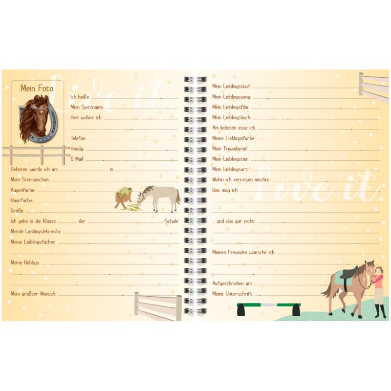 Brunnen Freundebuch Ponylove