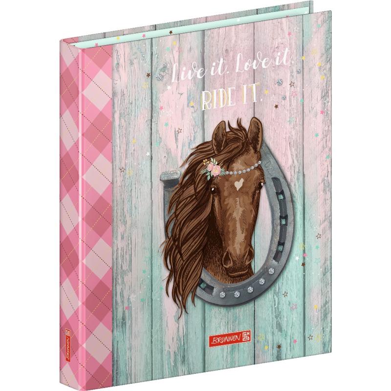 Brunnen Ringbuch A4 2-Ringe 20mm Ponylove