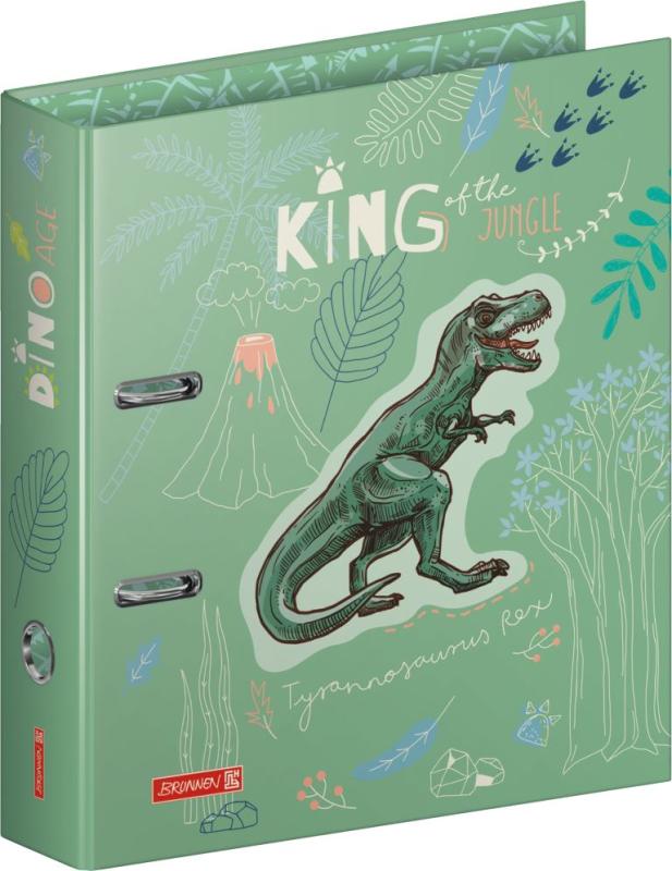 Brunnen Ordner A4 70mm Rückenbreite Dinosaurier