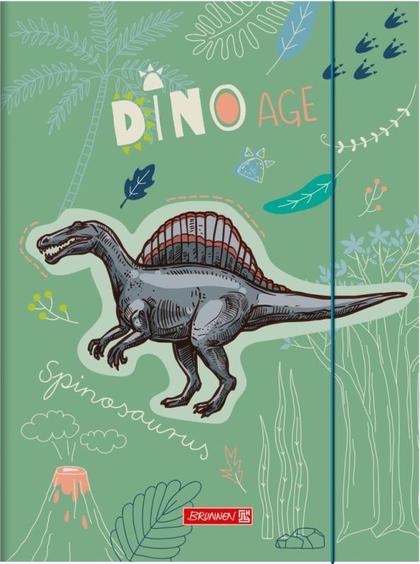 Brunnen Sammelmappe für A3 Dinosaurier