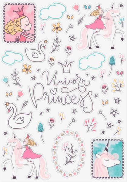 Brunnen Freundebuch Wire-O Unicorn Princess