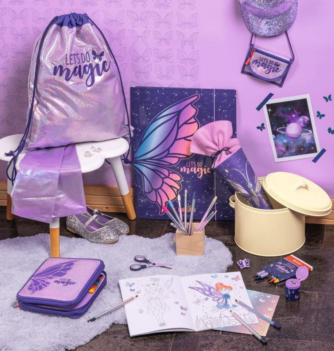 Brunnen Heftbox A4 PP Magic Butterfly