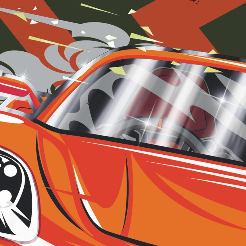 Brunnen Aufgabenheft A5 48 Blatt Fast Wheels