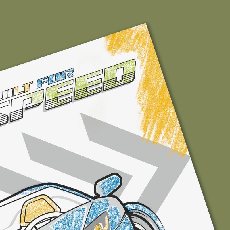 Brunnen Zeichenblock A3 20 Blatt Fast Wheels