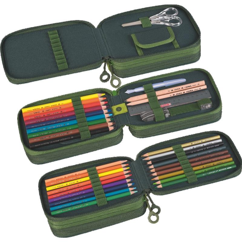 Brunnen Federmäppchen s'maepp 3 Reißverschlüsse Fast Wheels