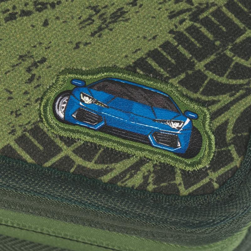 Brunnen Federmäppchen s'maepp 3 Reißverschlüsse Fast Wheels