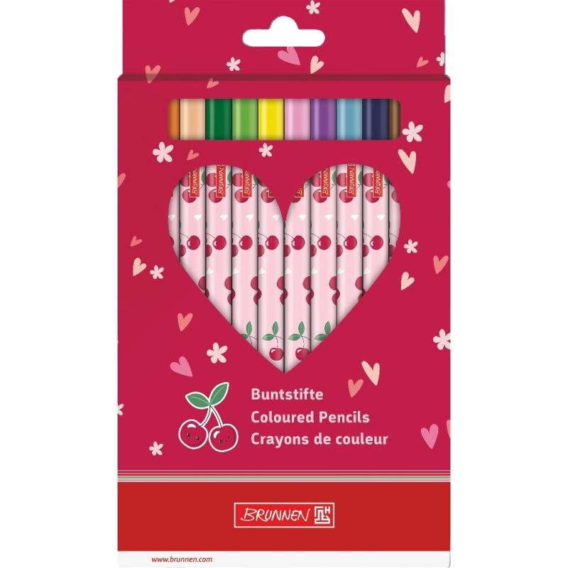 Brunnen Jumbo Buntstifte 12 Stück Pack Fruity Love