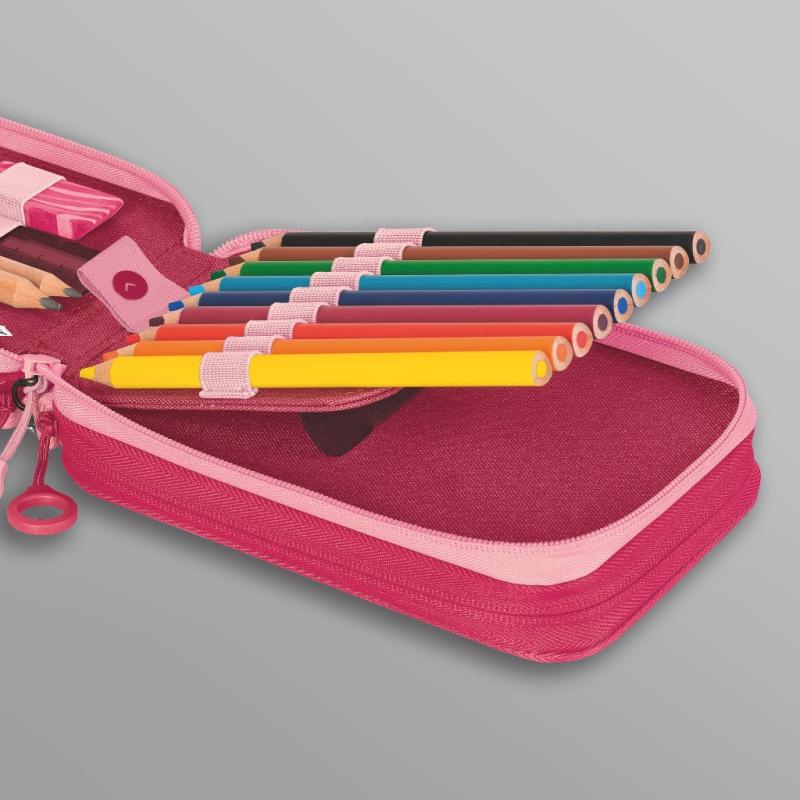 Brunnen Federmäppchen s'maepp 3 Reißverschlüsse Fruity Love