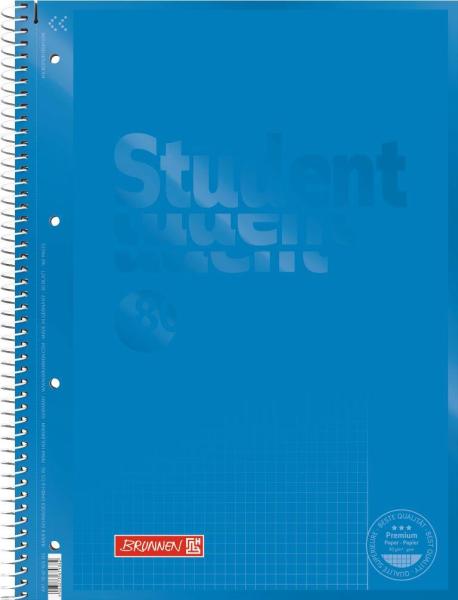 Brunnen Collegeblock A4 Student Premium 80 Blatt Lineatur 26 Colour Code