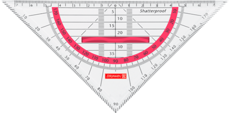 Brunnen Geometrie-Dreieck 16 cm Colour Code