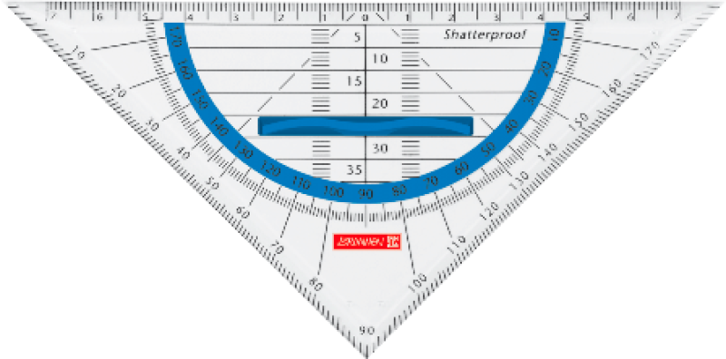 Brunnen Geometrie-Dreieck 16 cm Colour Code